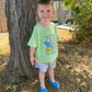 Green Go With The Float Tee + Short Set