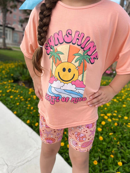 Sunshine Tee + Biker Set