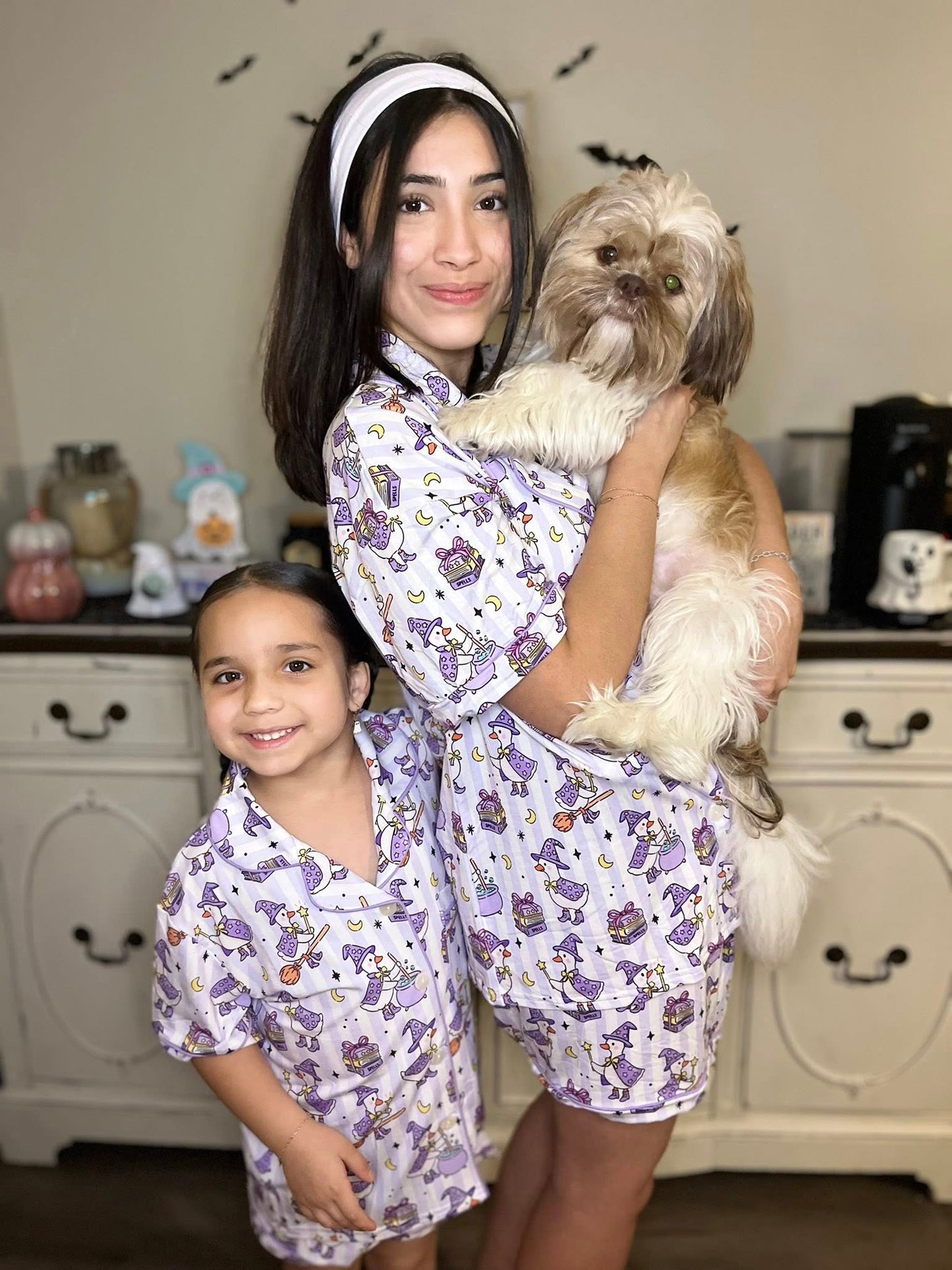 Honkus Ponkus Mommy and Me Button Up Pajamas