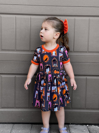 Sabrina Peplum Tunic + Biker Set