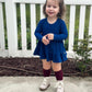 Navy Twirl Dress