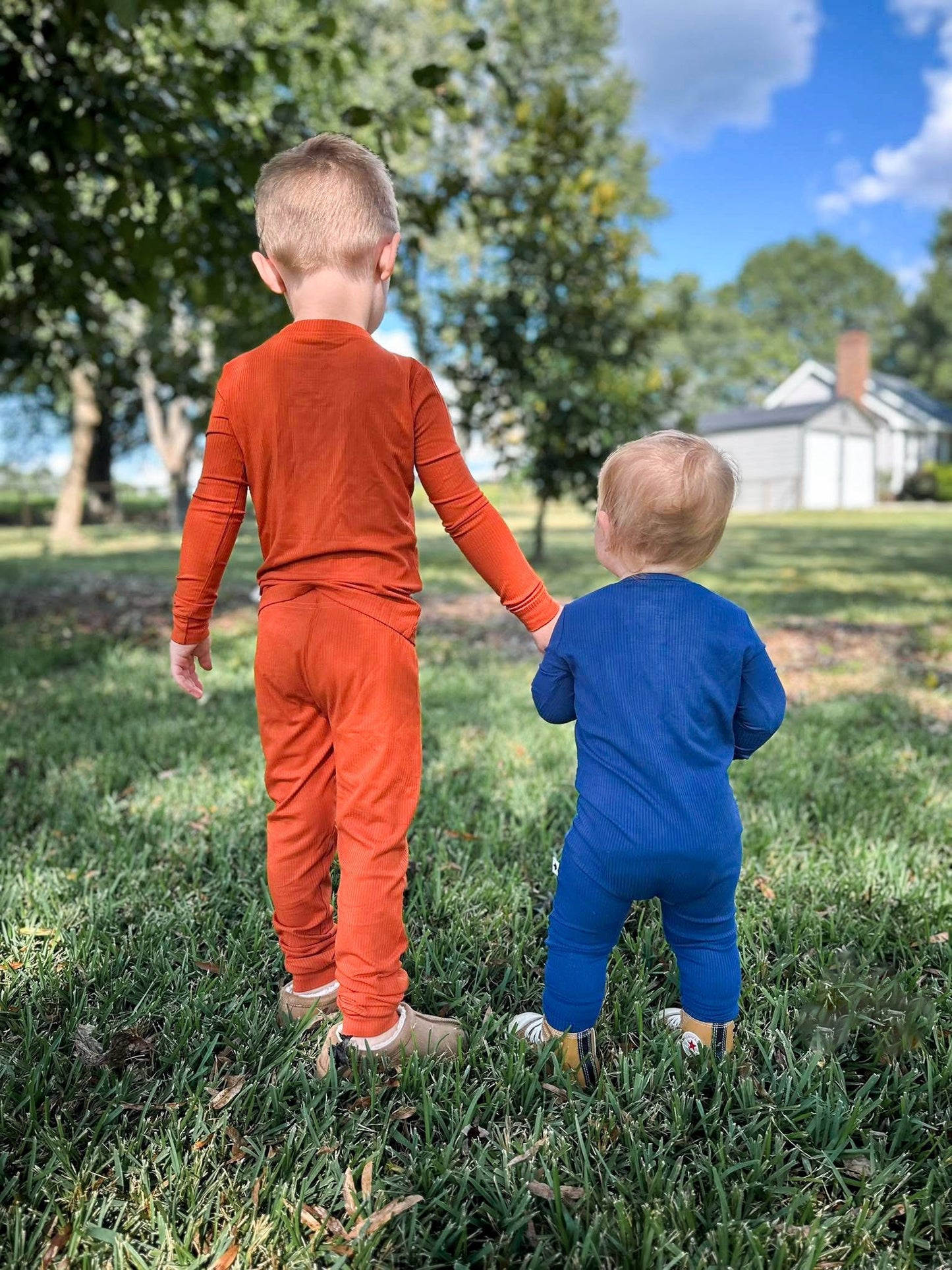 Burnt Orange 2 Piece Pajamas