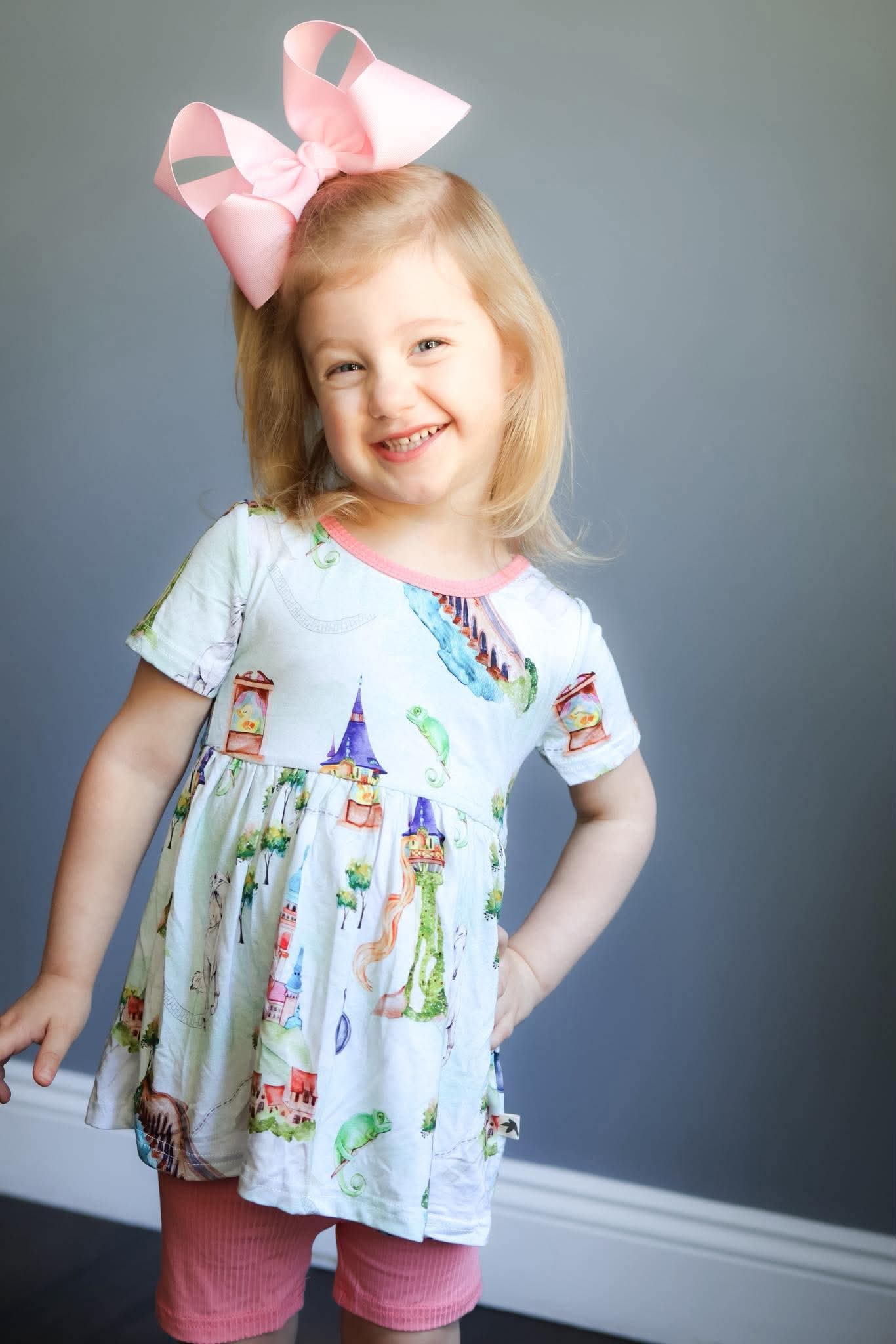 Lost Princess Peplum + Biker Set