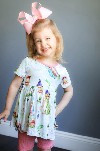 Lost Princess Peplum + Biker Set