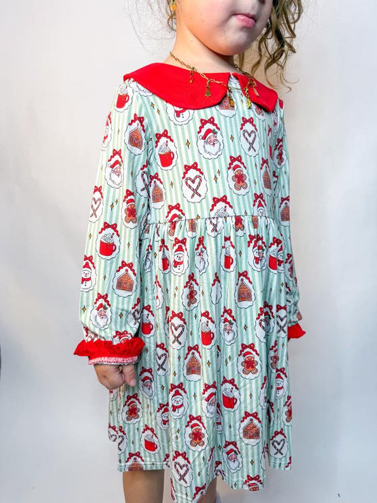 Mistletoe Kisses Peter Pan Collar Dress