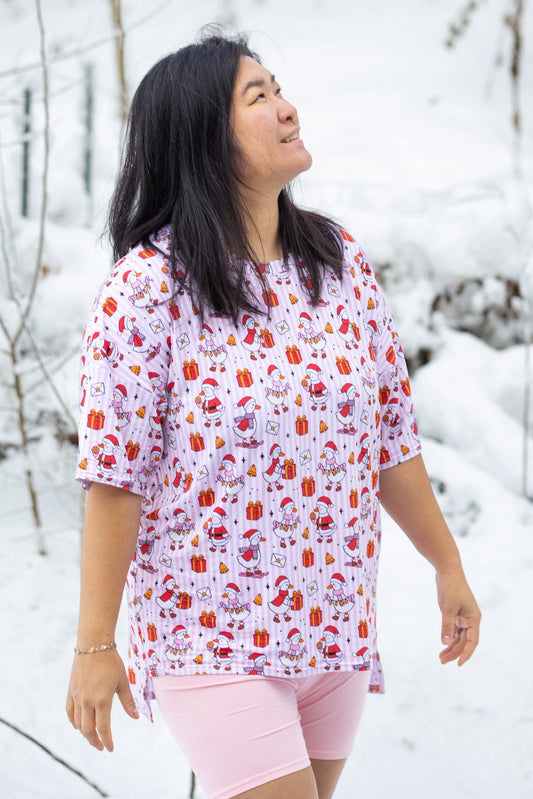 Merry Honkmas Mama Sleep Shirt Set