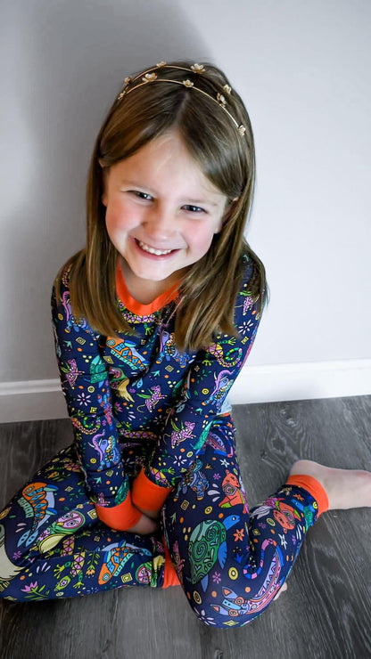 Alebrijes 2 piece pajamas
