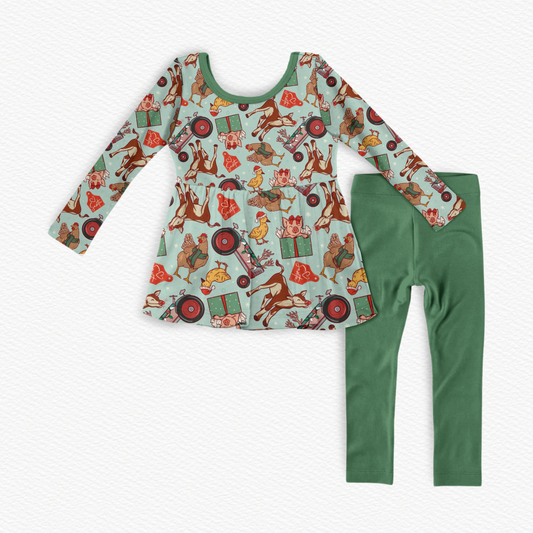 Hayes Peplum + Legging Set