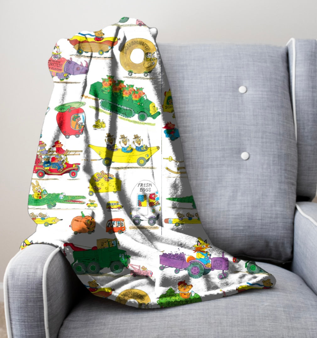 Richard Scarry MINI Blanket