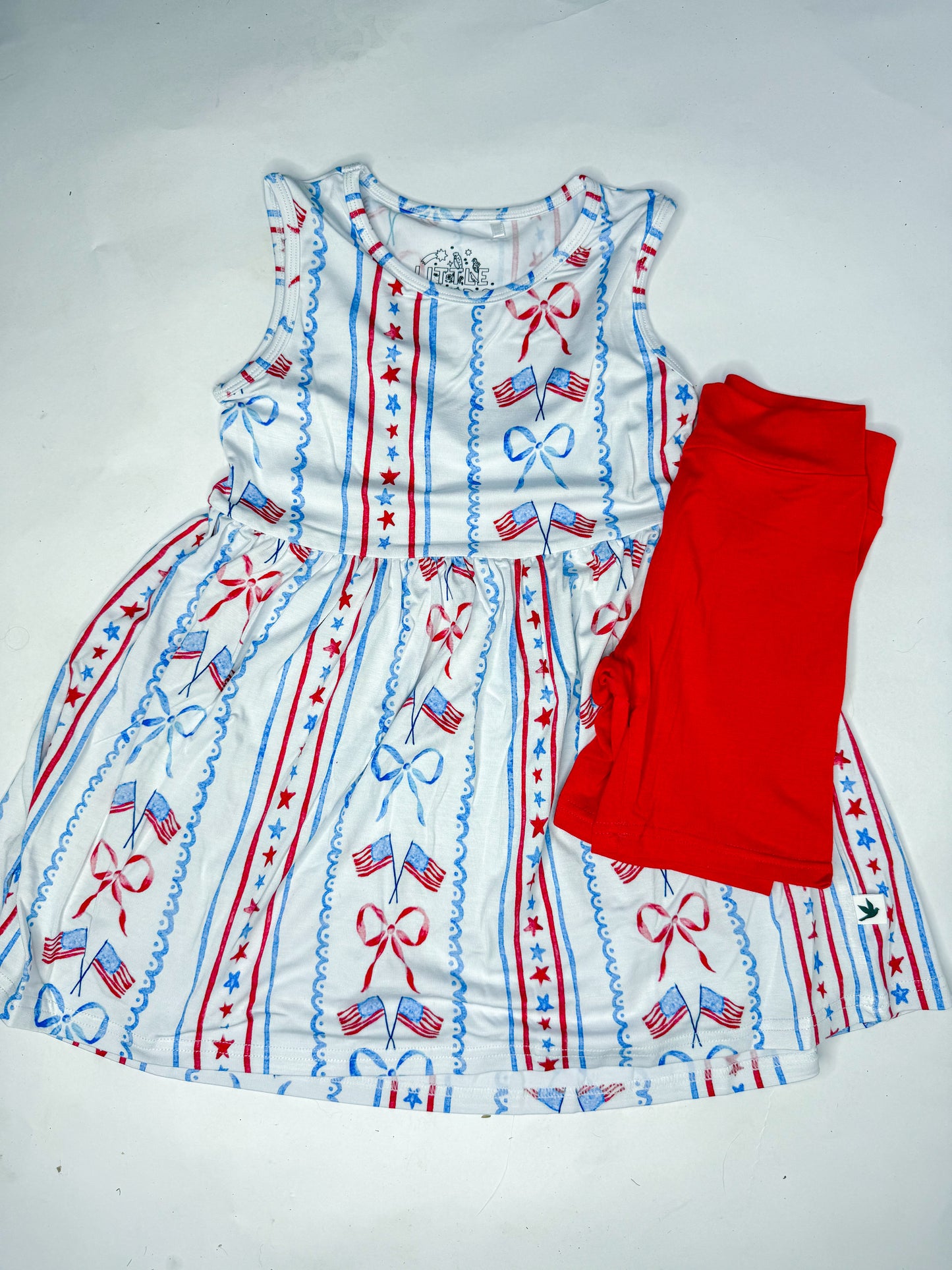 American Honey Peplum Tunic + Biker Set