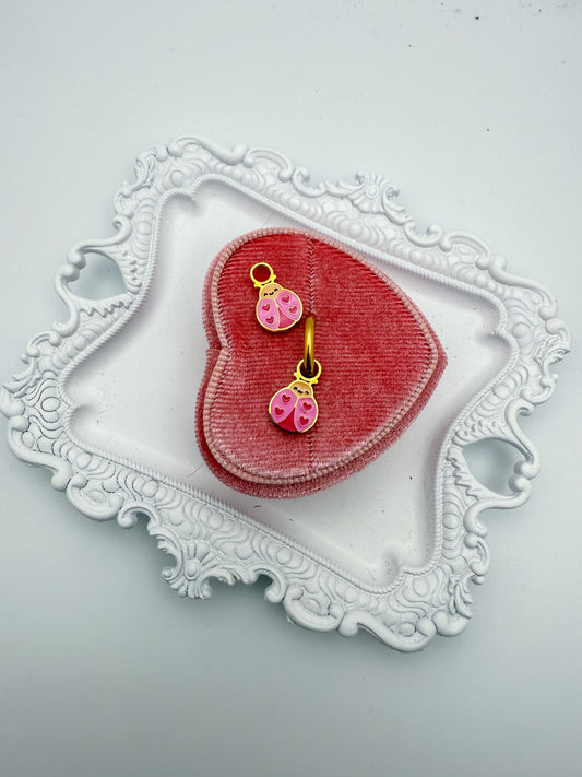 Love Bug Huggie Charms