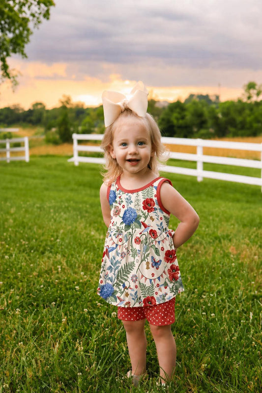 Liberty Peplum + Biker Set | Preorder