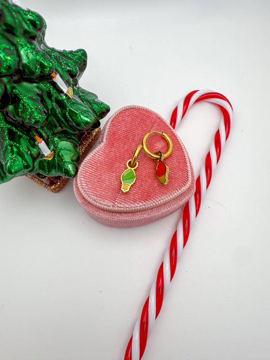 Christmas Light Huggie Charms