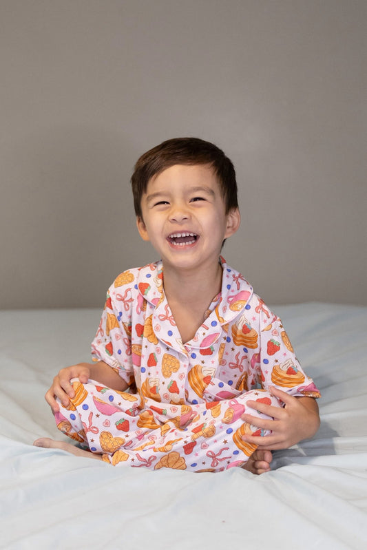 Brunch Kids Button Up Pajamas