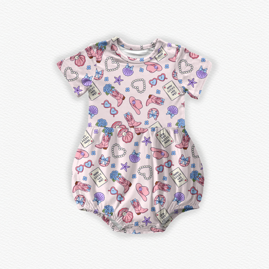 Coastal Cowgirl Bubble Romper | Preorder