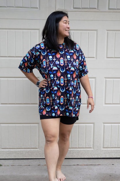 Faerie Mom Set | Oversized Sleep Shirt + Shorts