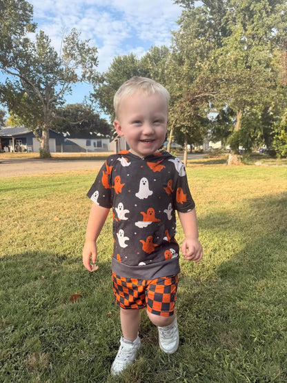 Spooky Squad Shortsleeve Hoodie + Short Set
