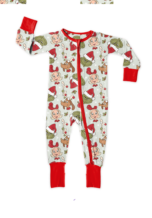 Holly Jolly Zippy GREEN