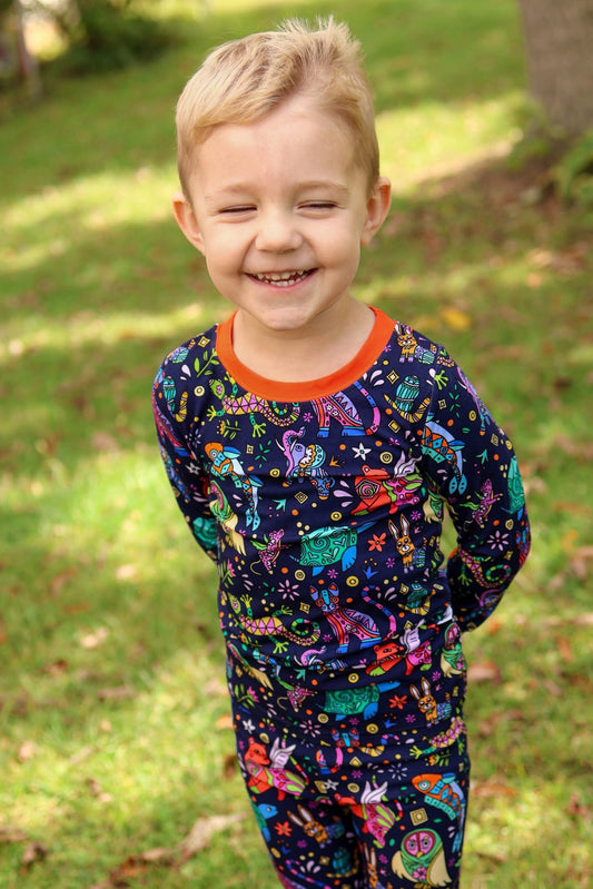 Alebrijes 2 piece pajamas