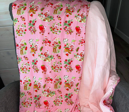 Berry Sweet Quilted Blanket | Strawberry Shortcake Collection