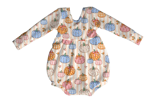 Pick of the Patch Longsleeve Bubble Romper | Juneoween Preorder