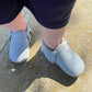 Dusty Blue Moccasins