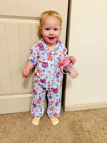 Erin Kids Button Up Pajamas