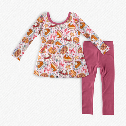Pumpkin Pie Peplum Set