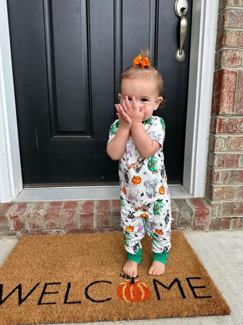 Boo at the Zoo Crescent Romper