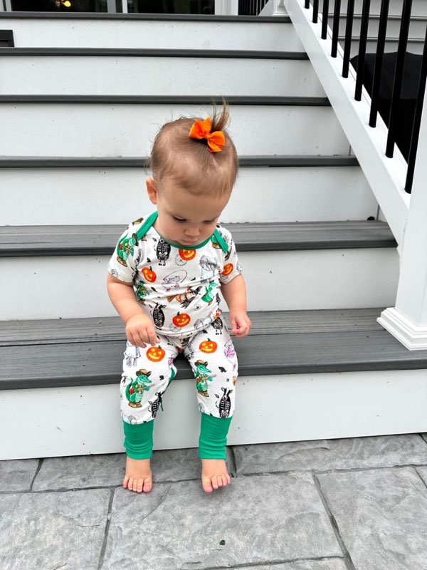 Boo at the Zoo Crescent Romper