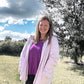 Lavender Quilted Adult Jacket | Bamboo