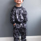 Grey Tie Dye Bamboo Terry Sweatsuit