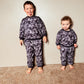 Grey Tie Dye Bamboo Terry Sweatsuit