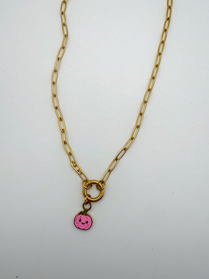 Pink Pumpkin Charm