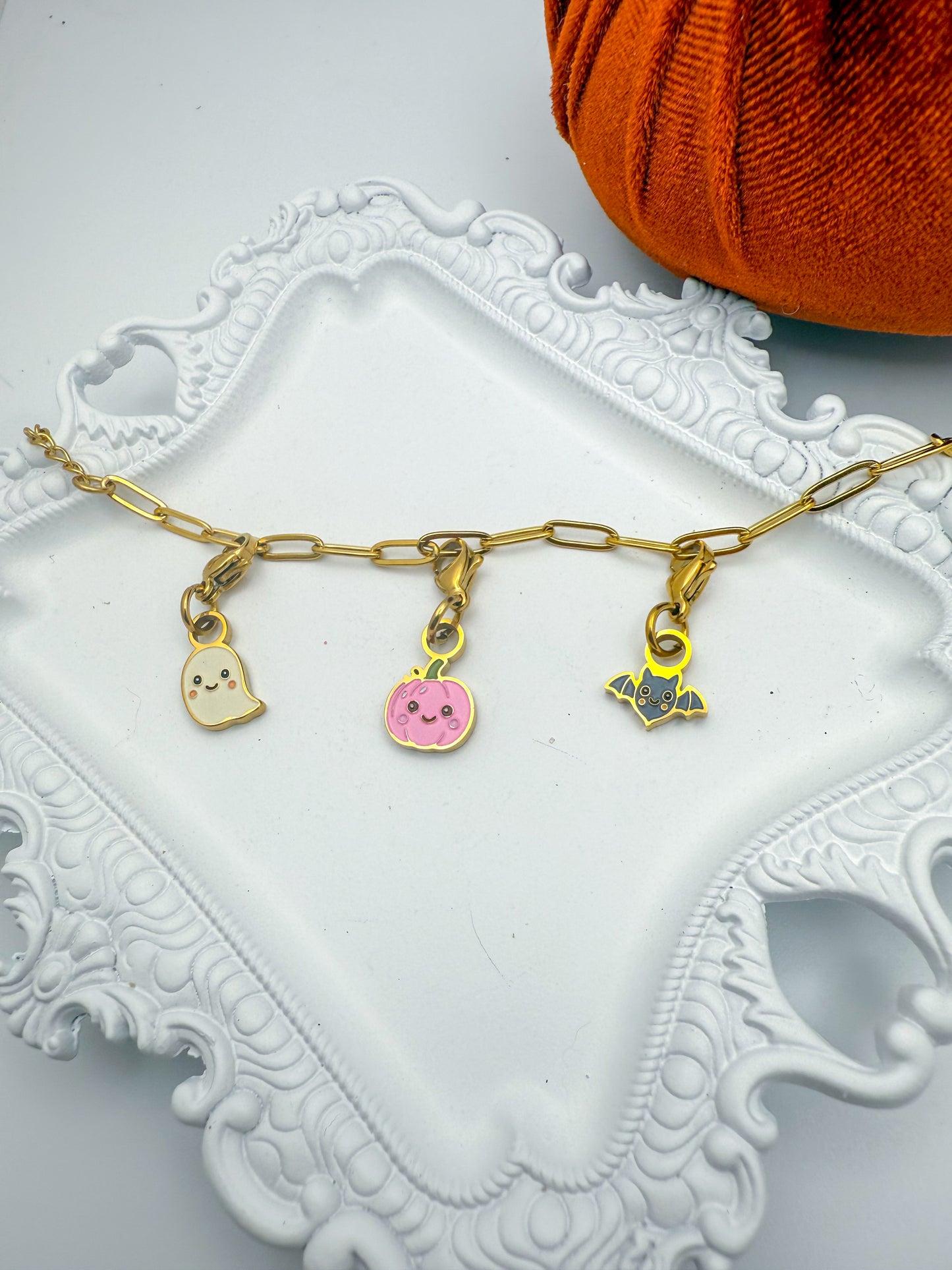 Pink Pumpkin Charm