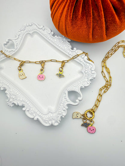 Pink Pumpkin Charm