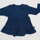 Navy Twirl Dress