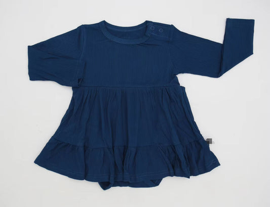 Navy Twirl Dress