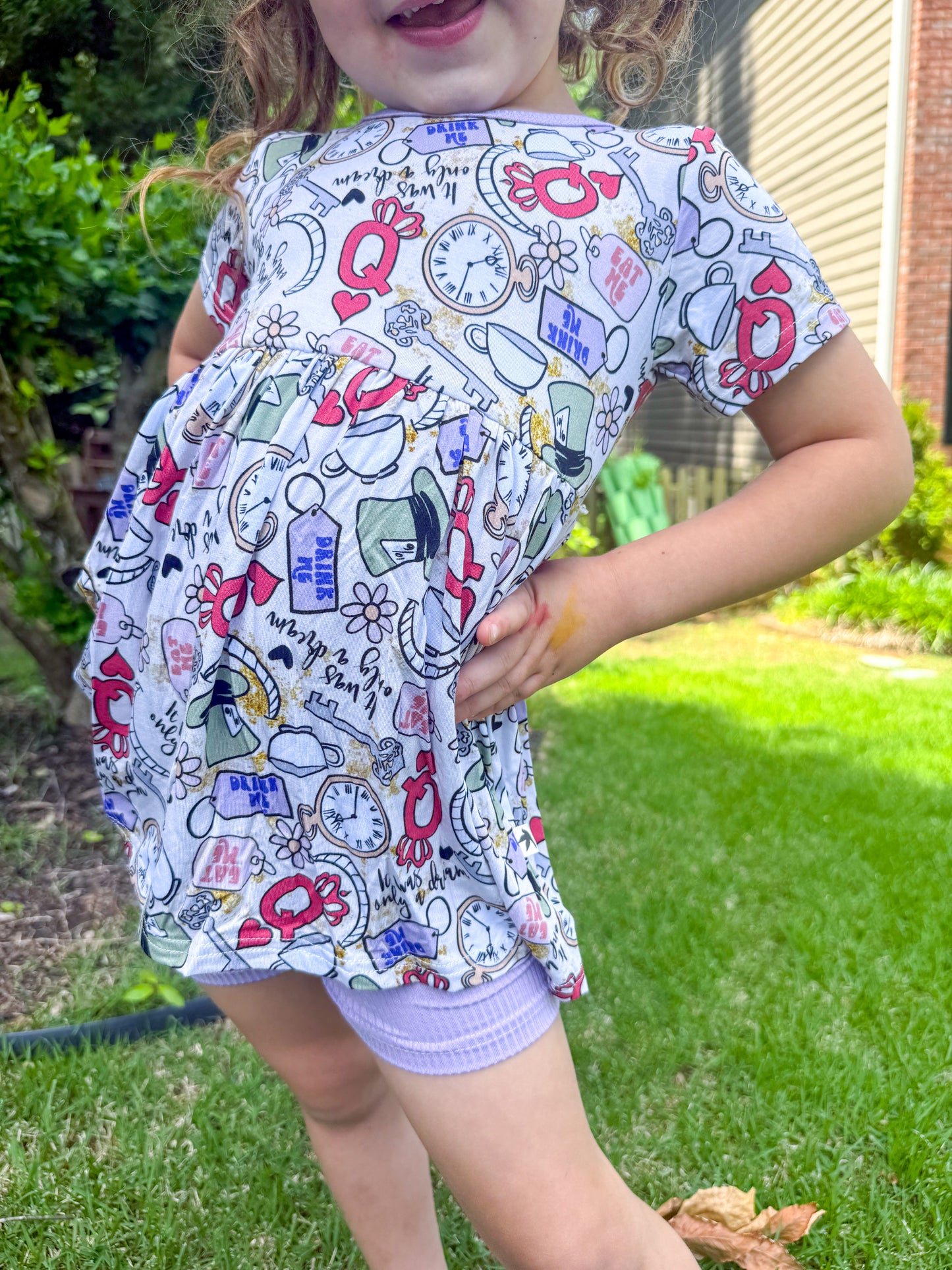Adeline Peplum + Biker Set