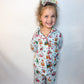 Candy Cane Lane Kids Button Up Set