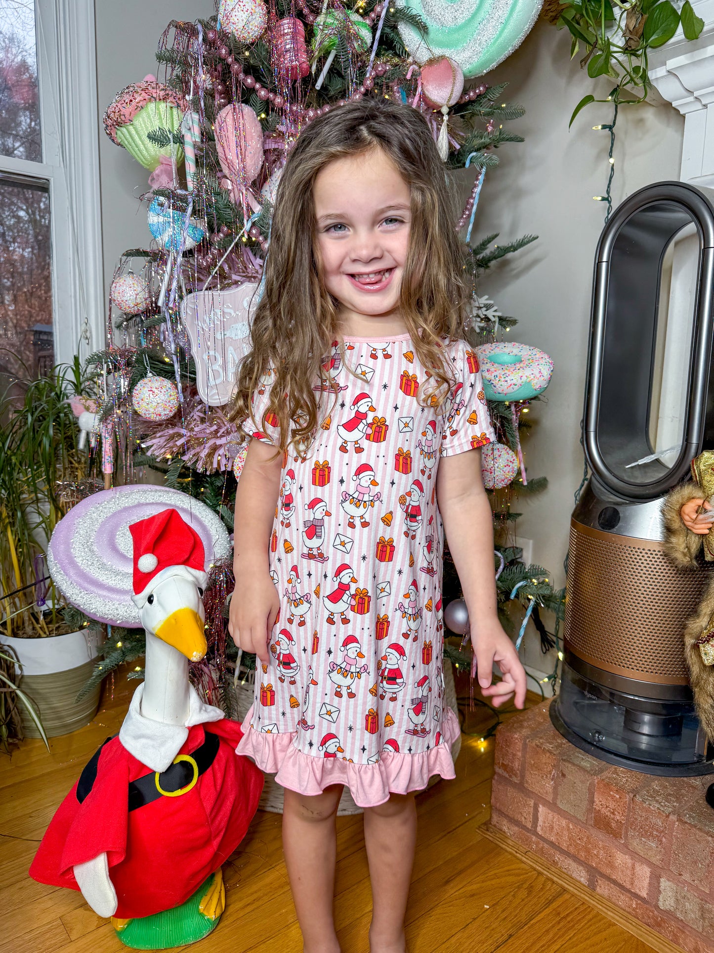 Merry Honkmas Girls Nightgown