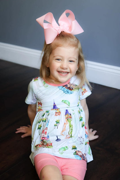Lost Princess Peplum + Biker Set