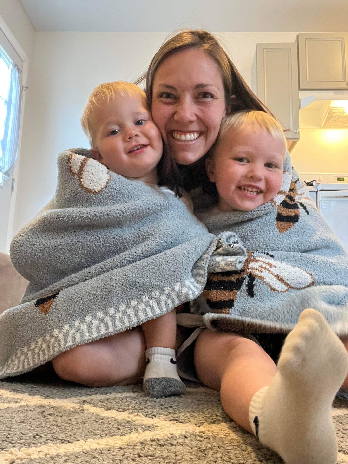 Bumblebee Chenille Blanket