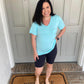 Seafoam Bamboo Mama Tee