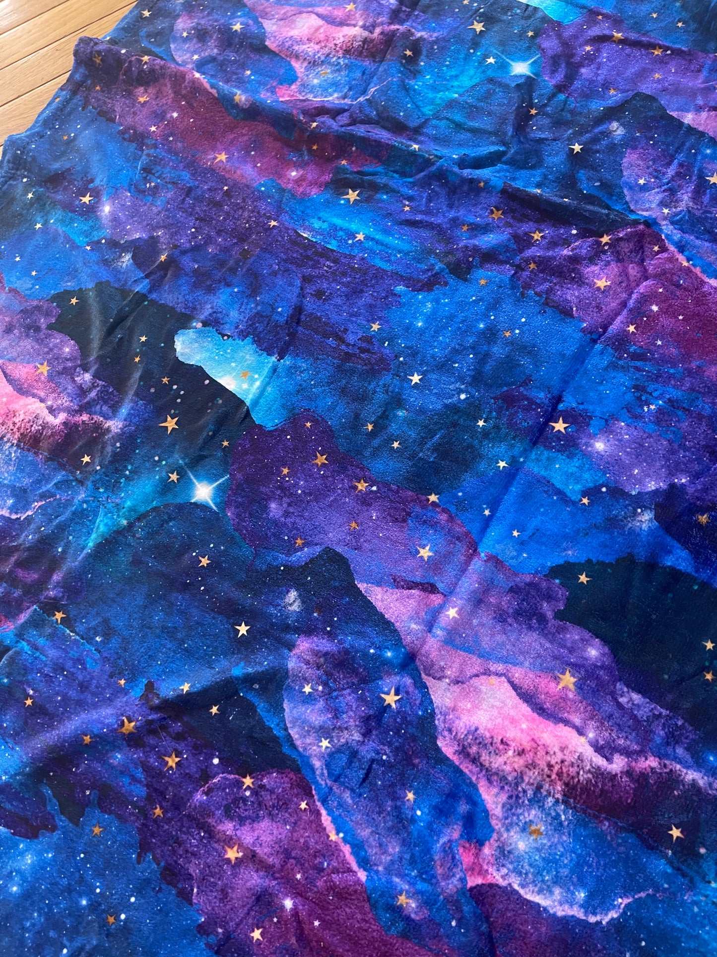 Galaxy Minky Blanket