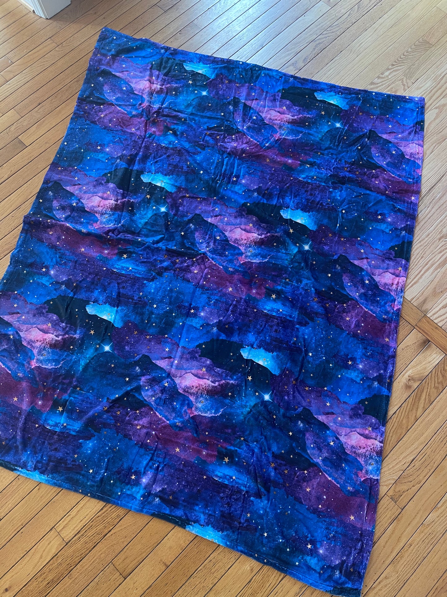 Galaxy Minky Blanket