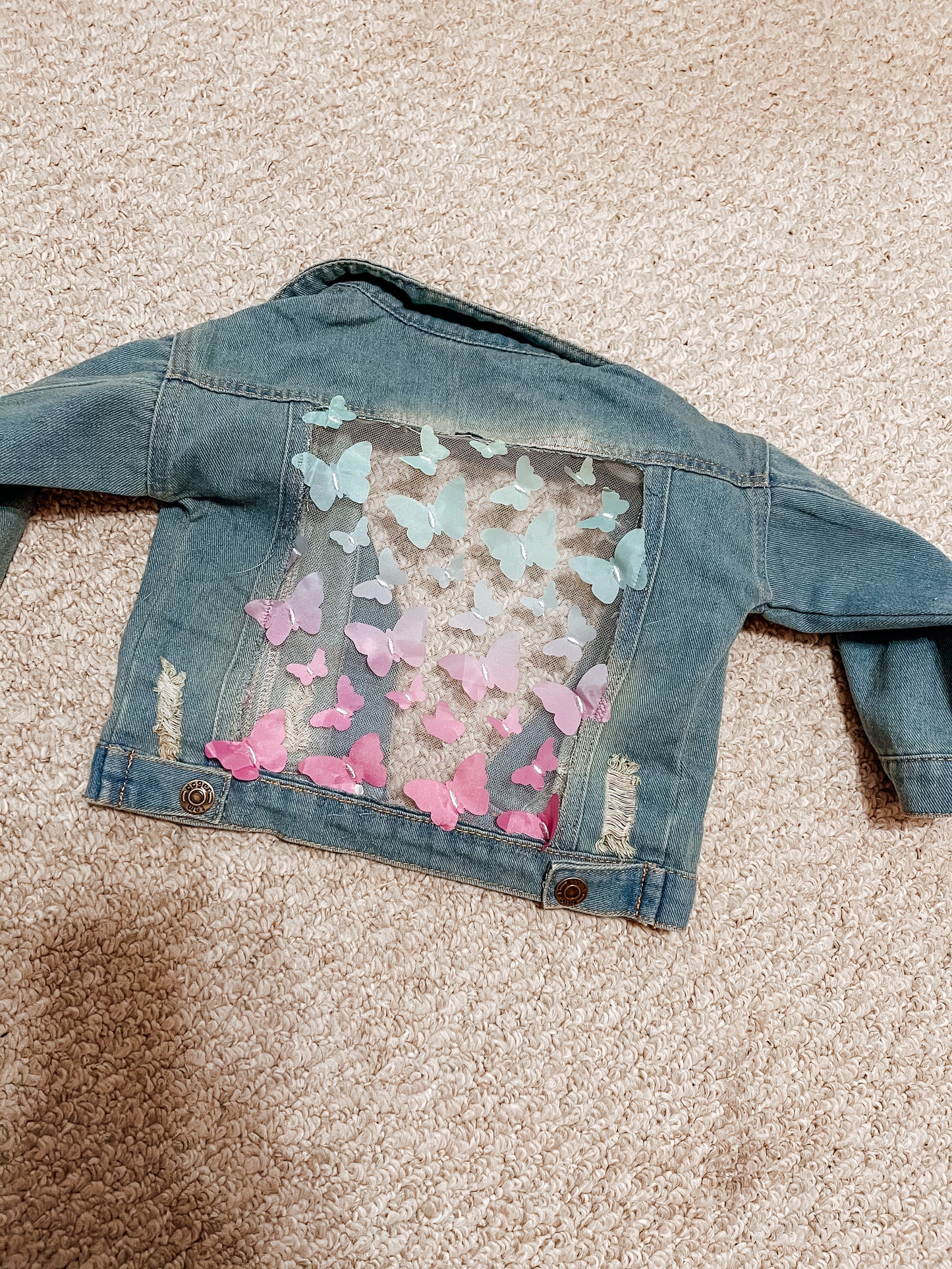 Butterflies Denim Jacket