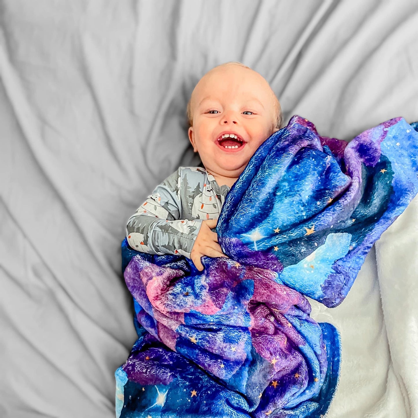 Galaxy Minky Blanket