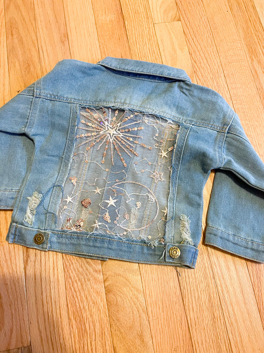 Starburst Lace Denim Jacket