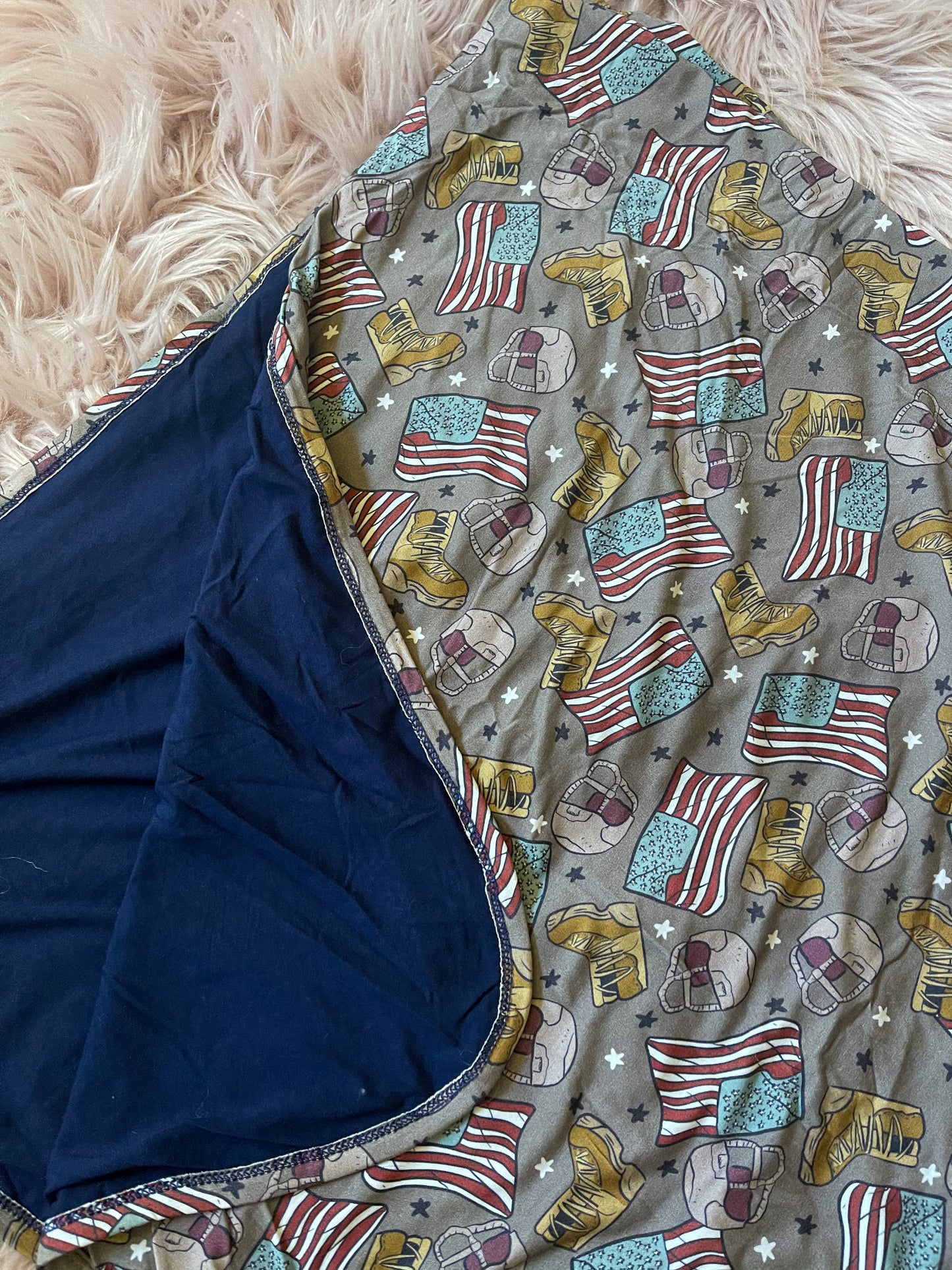 Military Support Baby/Toddler Blanket